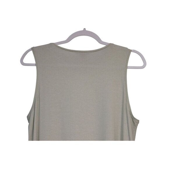 Eileen Fisher Tunic Top Small Stretch Sleeveless Relaxed Lagenlook Boho Minimal - Picture 9 of 10